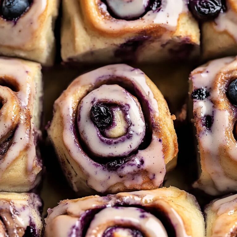Blueberry Cinnamon Rolls Homemade Recipe