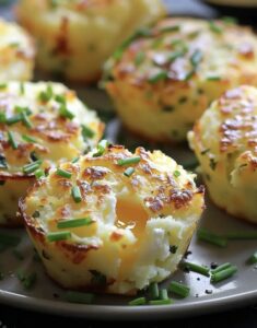 Garlic Chive Mashed Potato Puffins Recipe