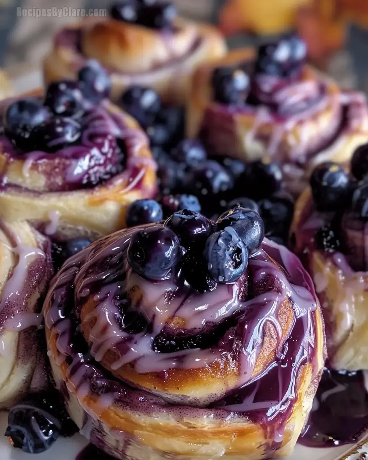 Blueberry Cinnamon Rolls Recipe