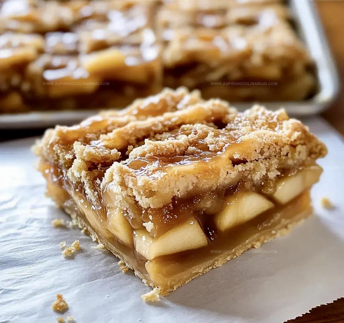 Salted Caramel Apple Pie Bars Recipe