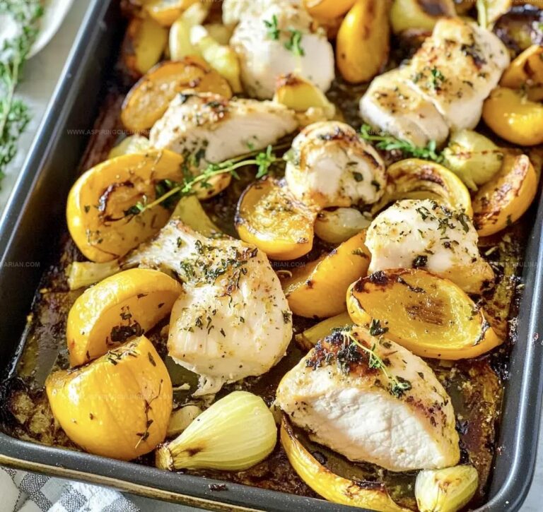 Maple Ginger Chicken Traybake Fennel Recipe
