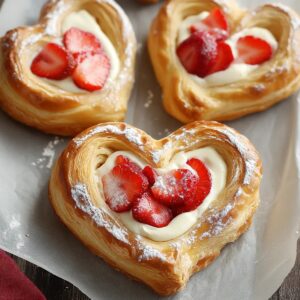 Strawberry Cream Danish Recipe