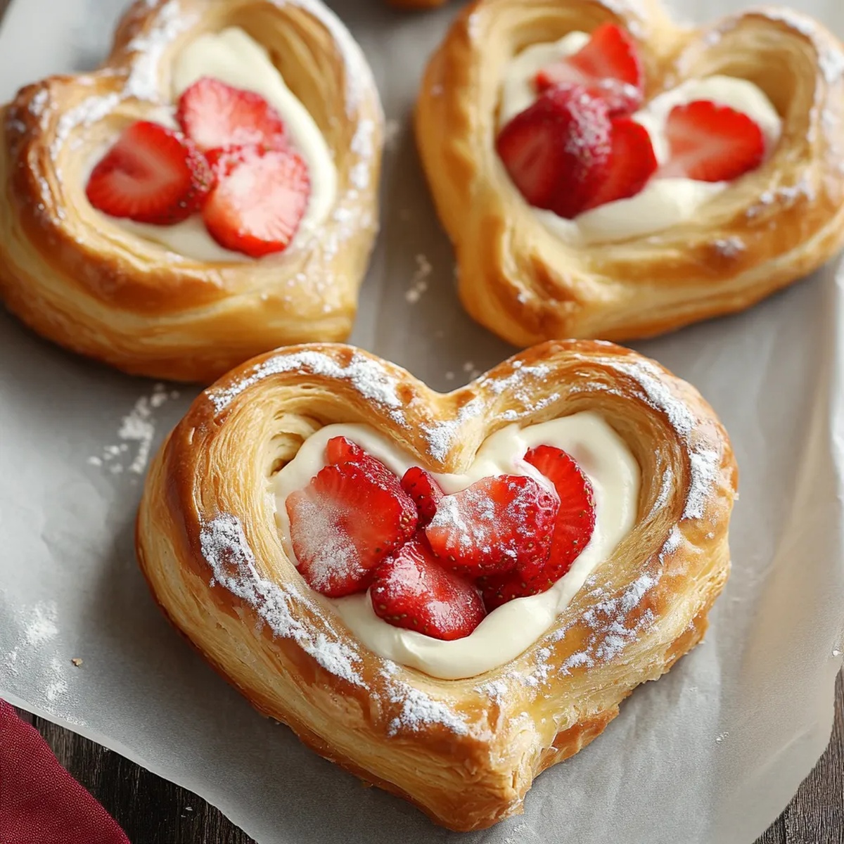 Strawberry Cream Danish Recipe