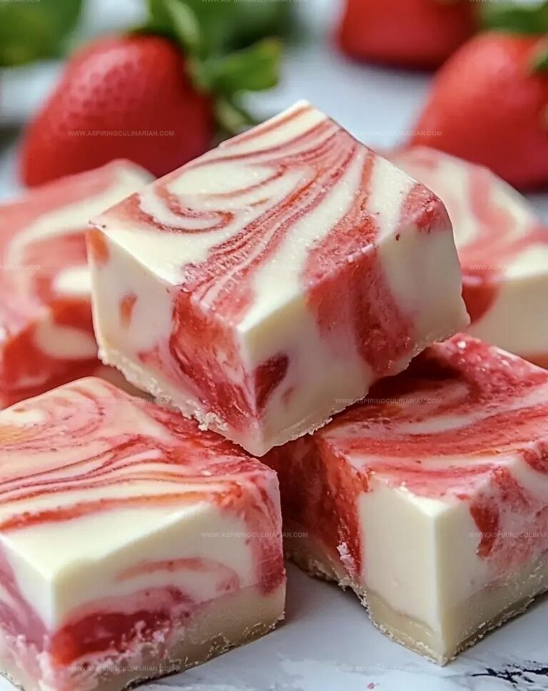 Strawberry Swirl Fudge Recipe