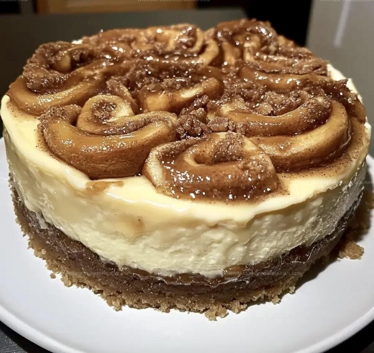 Easy Cinnamon Roll Honeybun Cheesecake Recipe
