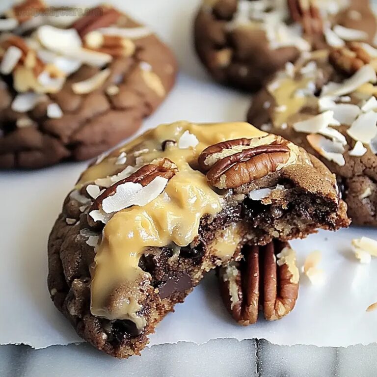 German Chocolate Cookies Recipe