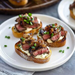 Steak Crostini Horseradish Recipe