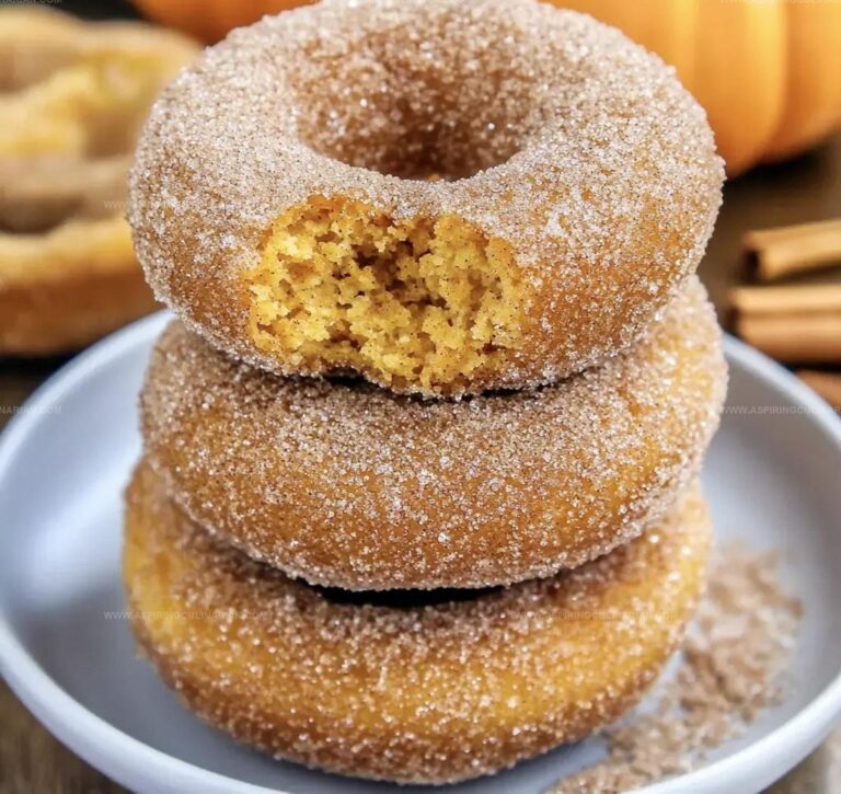Pumpkin Cinnamon Sugar Donuts Recipe