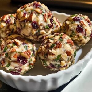 Cranberry Goat Cheese Balls Recipe
