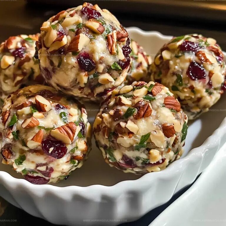 Cranberry Goat Cheese Balls Recipe