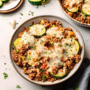 Zucchini Ground Beef Casserole Recipe