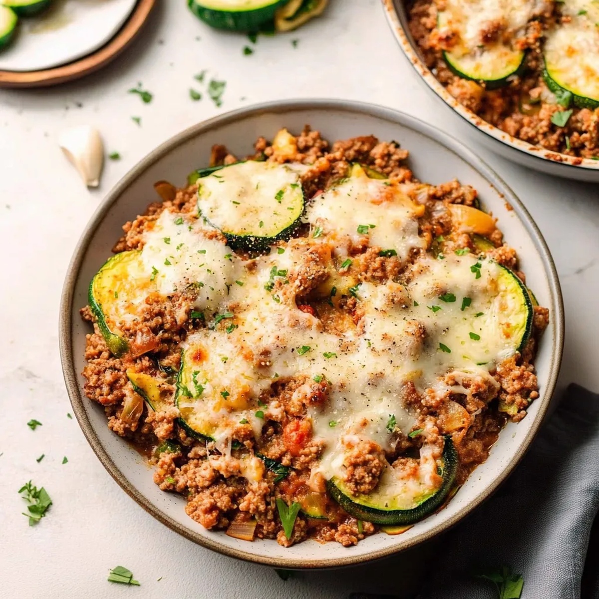 Zucchini Ground Beef Casserole Recipe