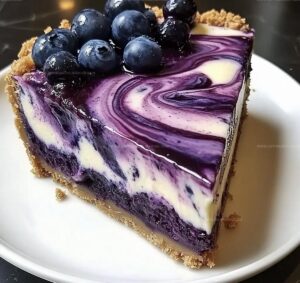 Blueberry Swirl Cheesecake Recipe