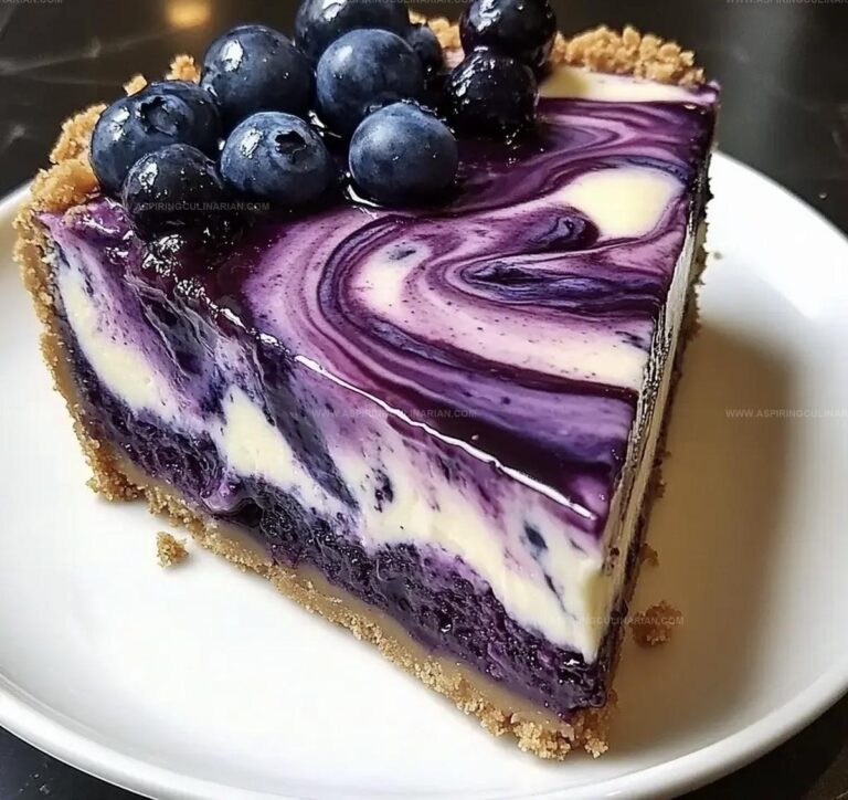 Blueberry Swirl Cheesecake Recipe