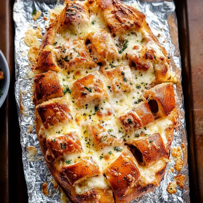 Garlic Butter Pizza Pull Apart Bread Recipe