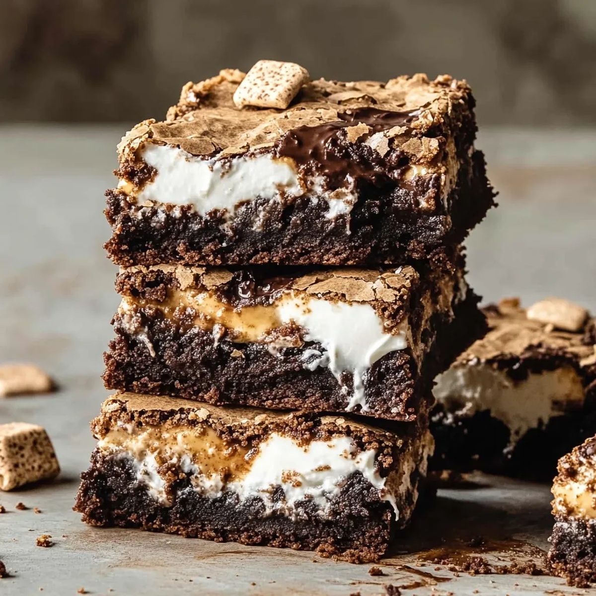 Easy Smores Brownies Recipe