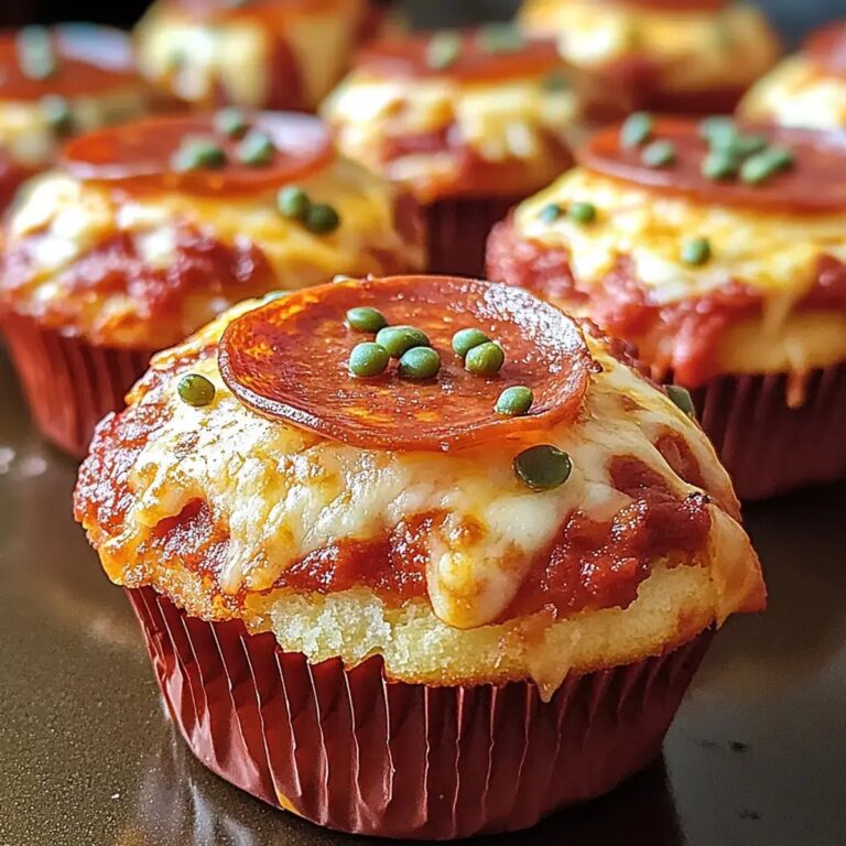 Deep Dish Pizza Cupcakes Recipe