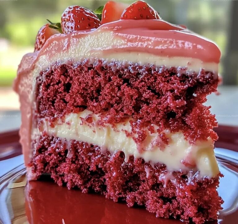 Strawberry Honeybun Red Cake Recipe
