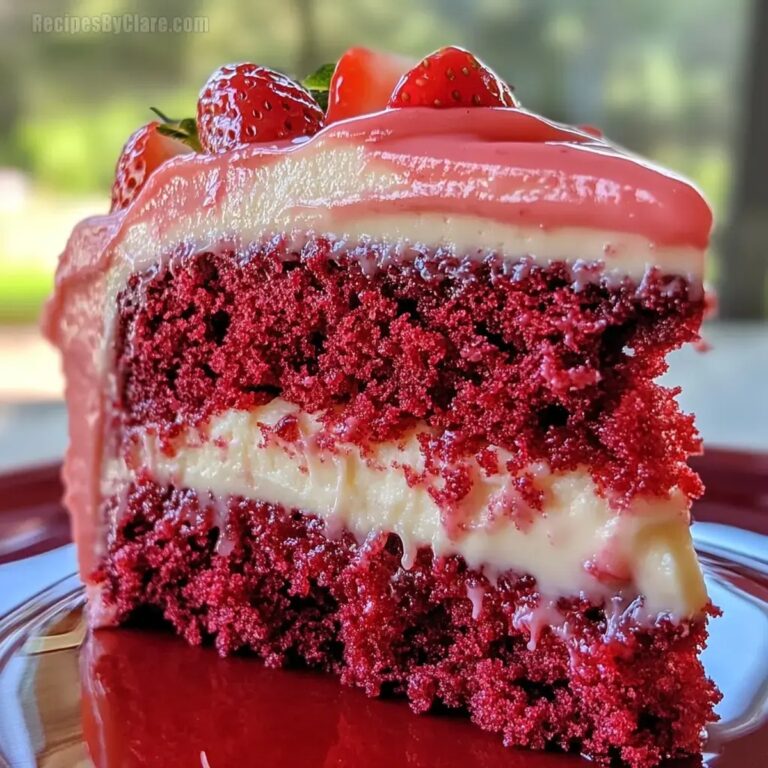 Strawberry Honeybun Red Cake Recipe