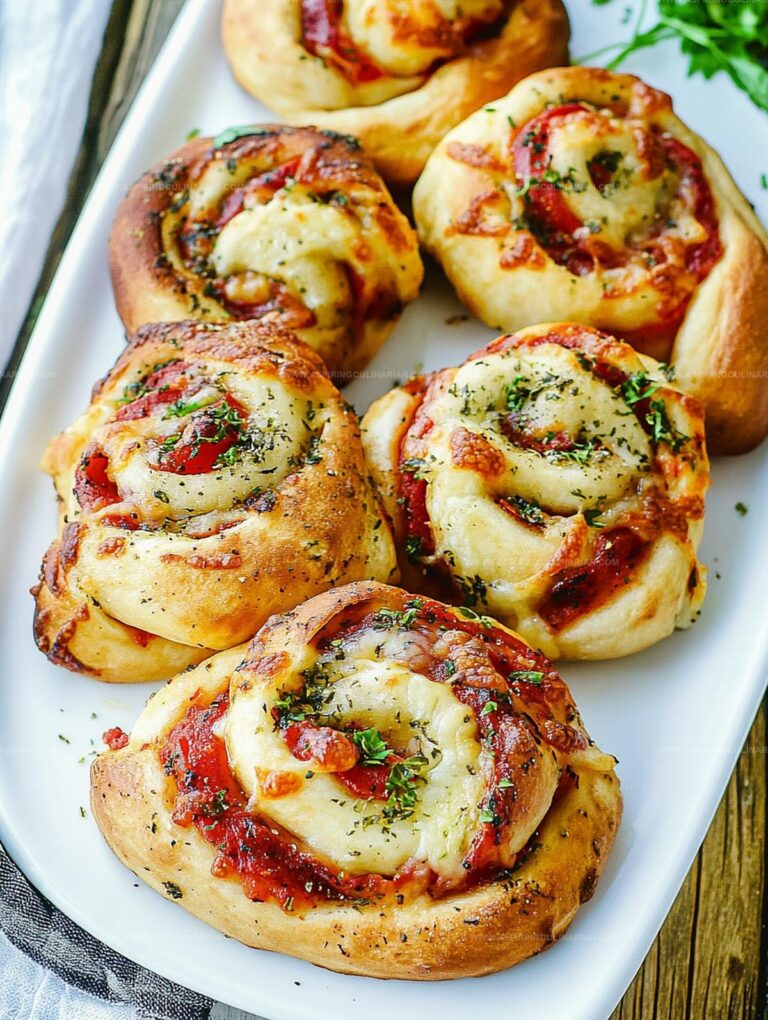 Easy Pizza Pinwheels Recipe