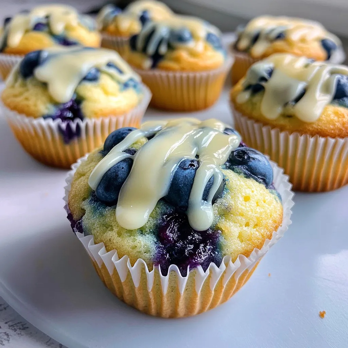 Lemon Blueberry Cupcakes Recipe