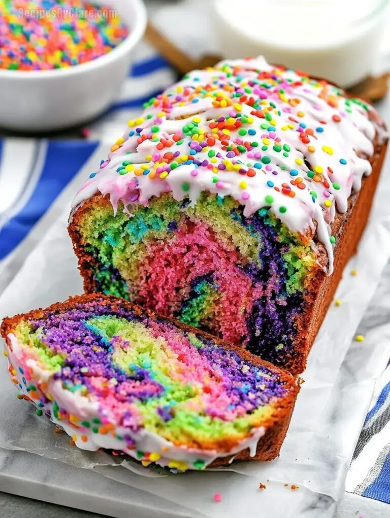 Unicorn Bread With Sprinkles Recipe