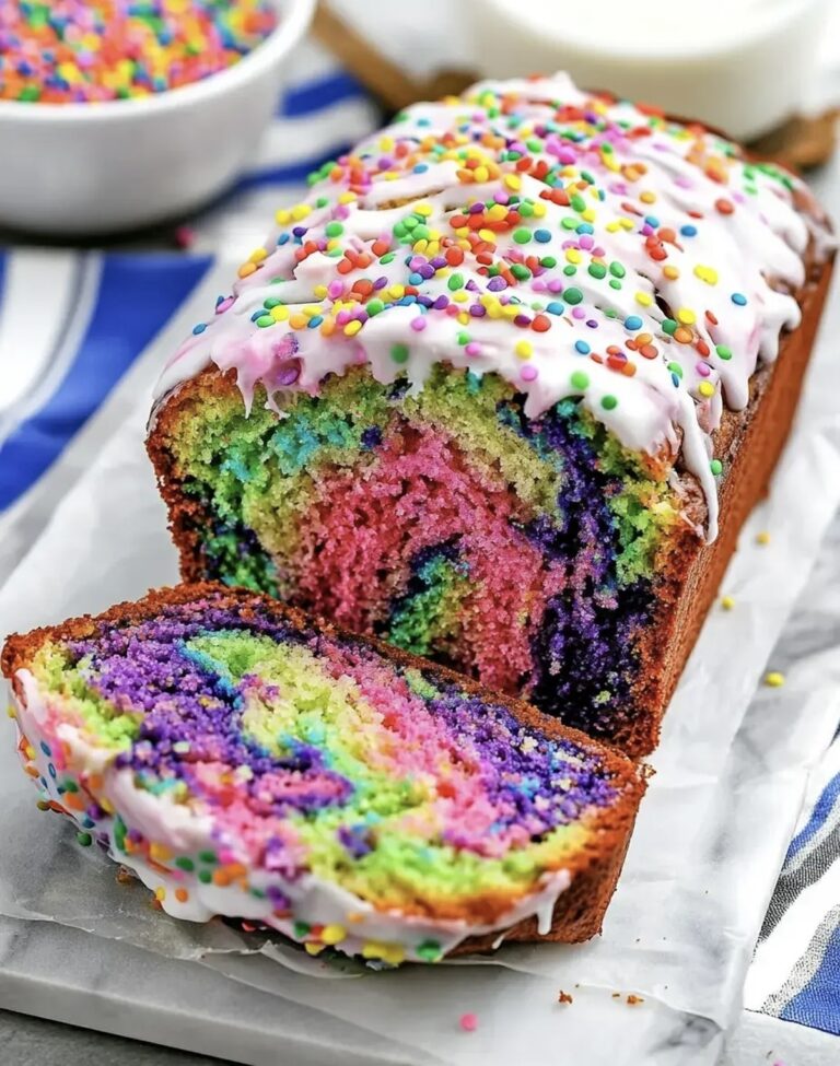 Unicorn Bread With Sprinkles Recipe