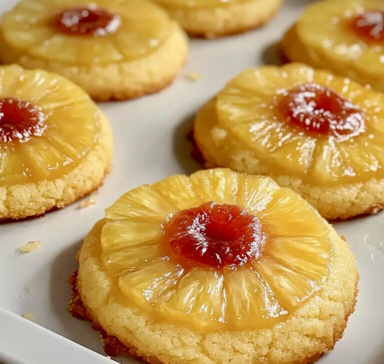 Pineapple Upside Down Sugar Cookies Recipe