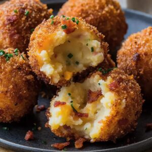 Fried Mashed Potato Balls Recipe