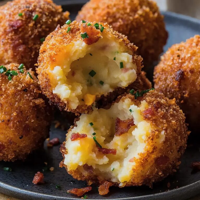 Fried Mashed Potato Balls Recipe