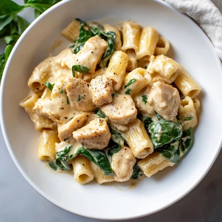 Chicken Spinach Pasta Recipe