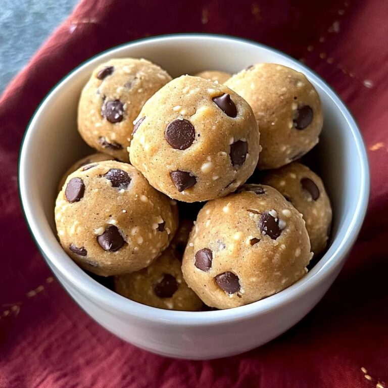 Chickpea Cookie Dough Balls Recipe