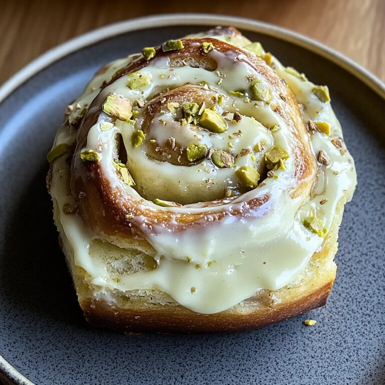 Small Batch Pistachio Cream Cinnamon Rolls Recipe