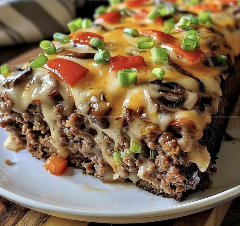 Philly Cheesesteak Meatloaf Recipe