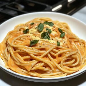 Cheesy Garlic Parmesan Spaghetti Recipe