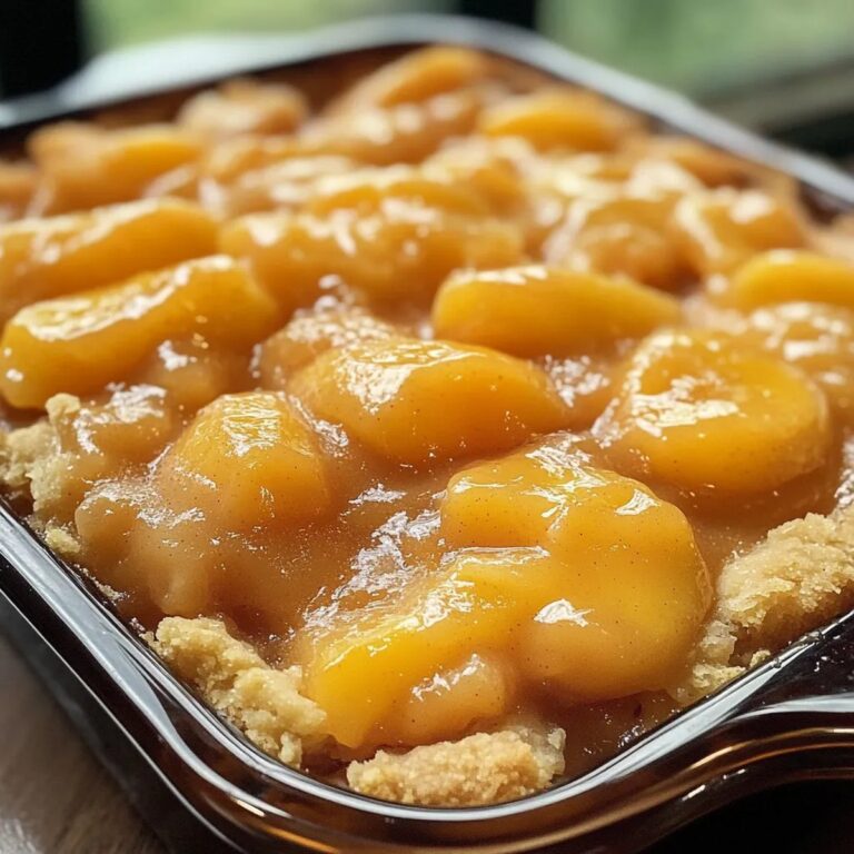 Southern Peach Cobbler Recipe