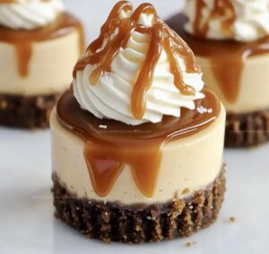 Mini Caramel Cheesecakes Recipe