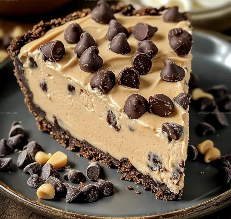Chocolate Chip Peanut Butter Pie Recipe