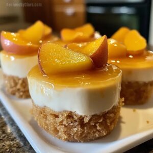Peachy Cheesecake Bites Recipe