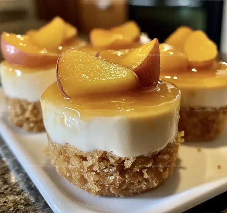 Peachy Cheesecake Bites Recipe