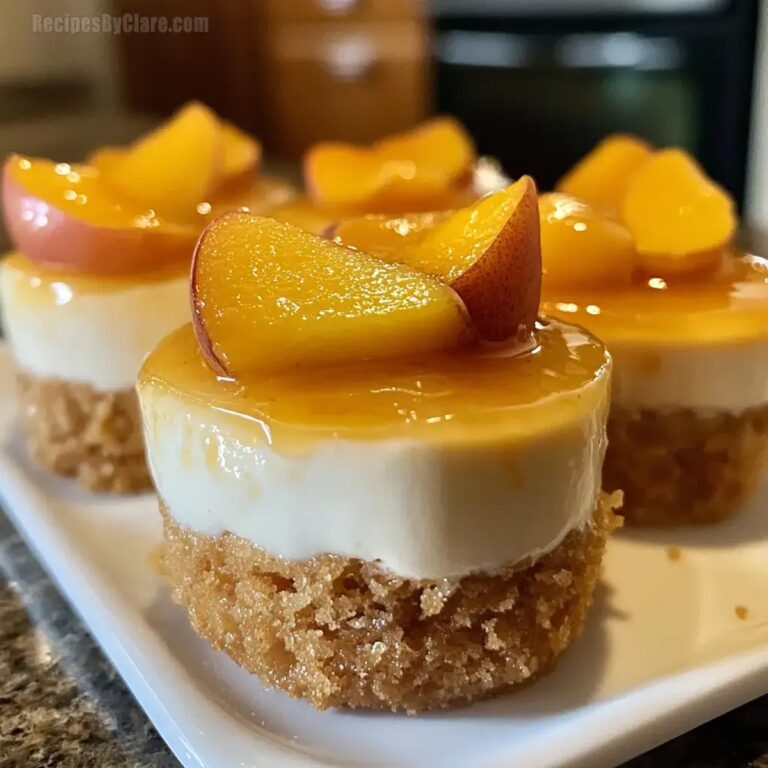 Peachy Cheesecake Bites Recipe