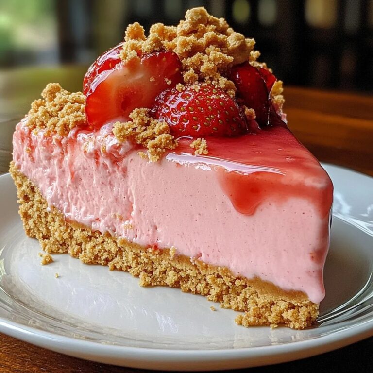 Strawberry Crunch Pink Cheesecake Recipe