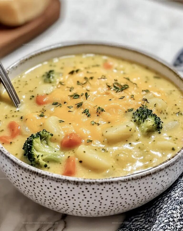 Broccoli Potato Cheese Soup Recipe