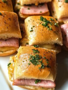 Ham Swiss Sliders Recipe