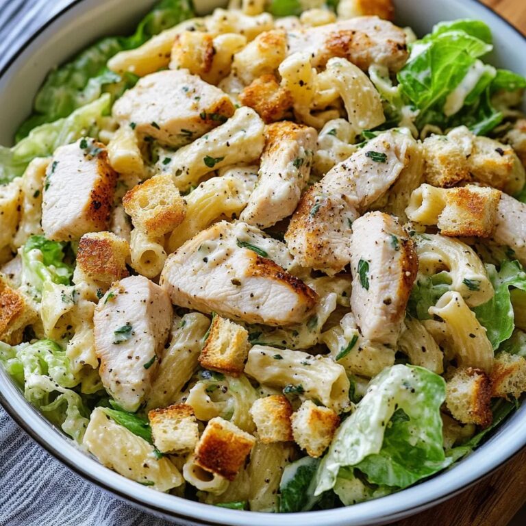 Chicken Caesar Pasta Salad Recipe