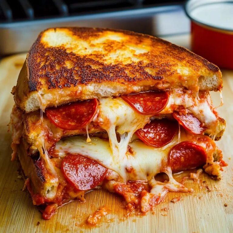 Pepperoni Pizza Grilled Cheese Recipe