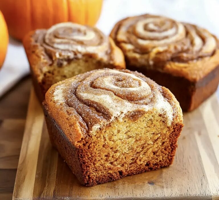 Cinnamon Swirl Pumpkin Bread Minis Recipe