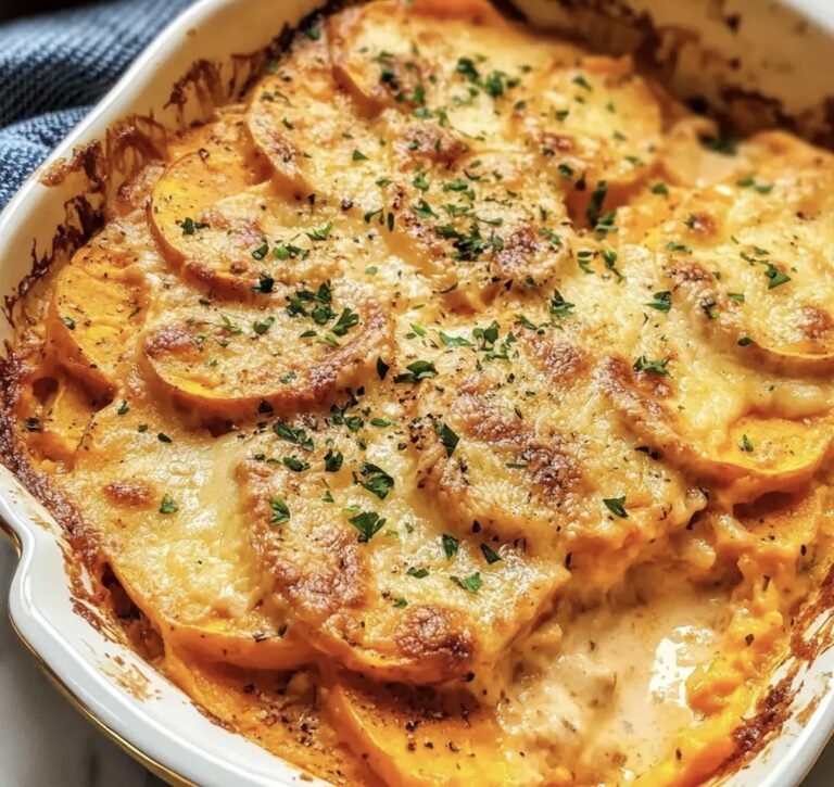 Chipotle Gouda Scalloped Sweet Potatoes Recipe