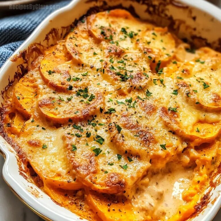 Chipotle Gouda Scalloped Sweet Potatoes Recipe