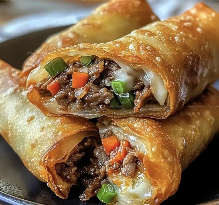 Philly Cheesesteak Egg Rolls Recipe